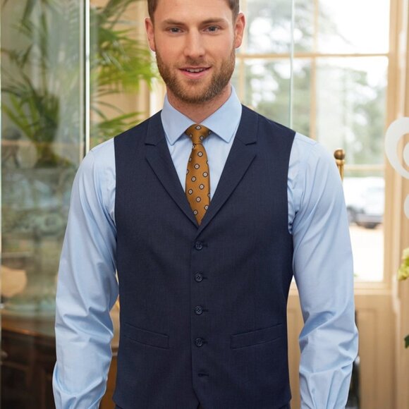 SALE Brook Taverner Proteus Vest - Black BT1449 -  Eclipse Collection - Size 42R - Picture 2 of 12